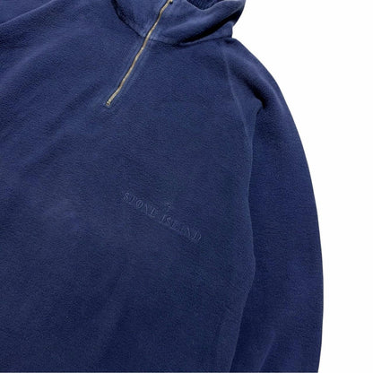 Stone Island 1992 Pullover Fleece Smock | XL, Navy