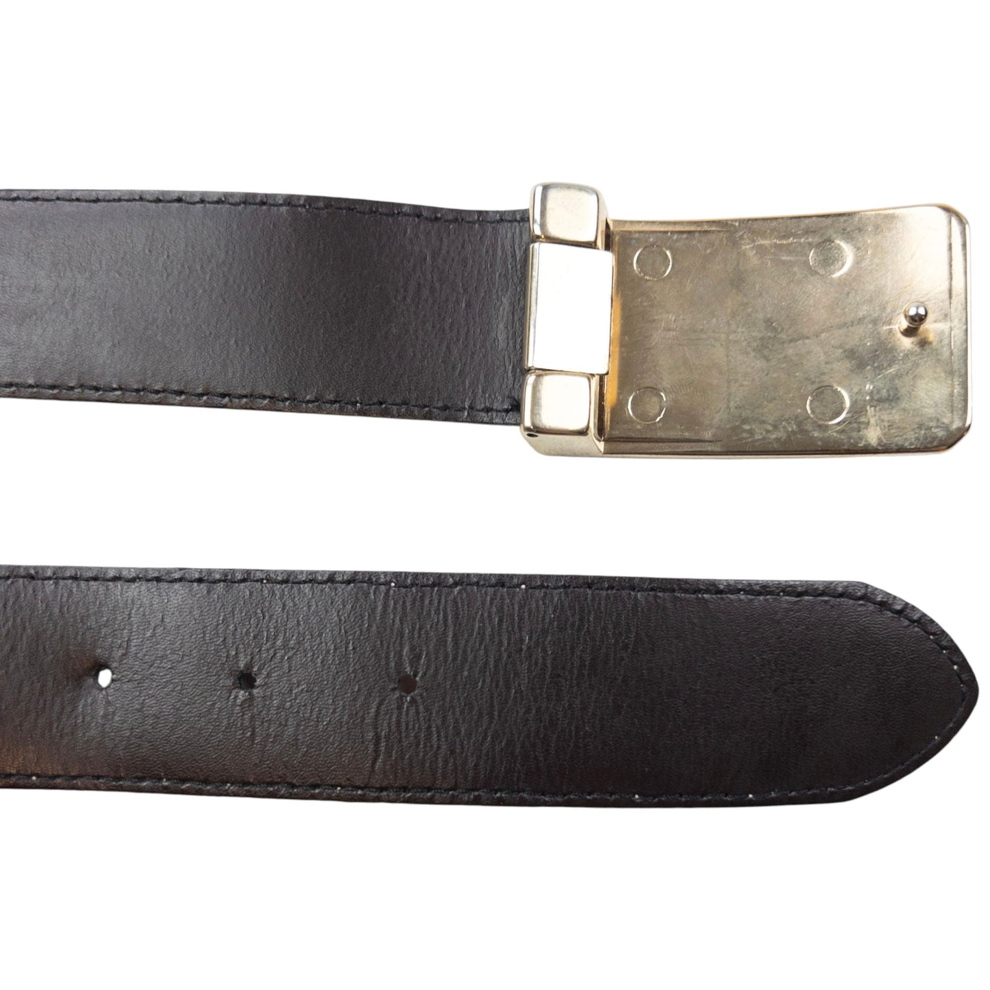 Vintage 2000s Burberry Nova Check Leather Belt Size XL | O/S, Beige