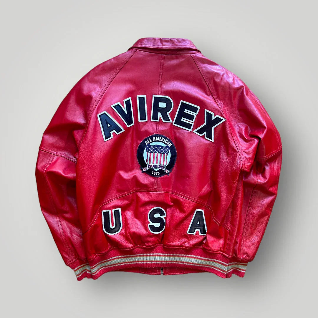 Avirex Vintage Leather Jacket M