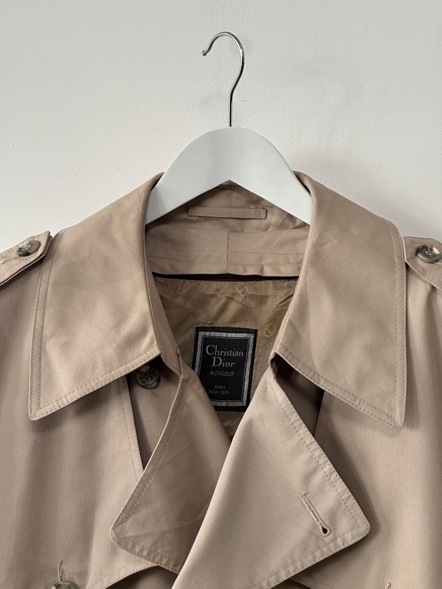 Christian Dior Double Breasted Trench Coat - XL/XXL