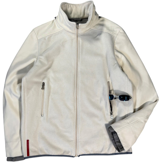 Prada Sport 00’s Two Tone Fleece Jacket L | Large, Red
