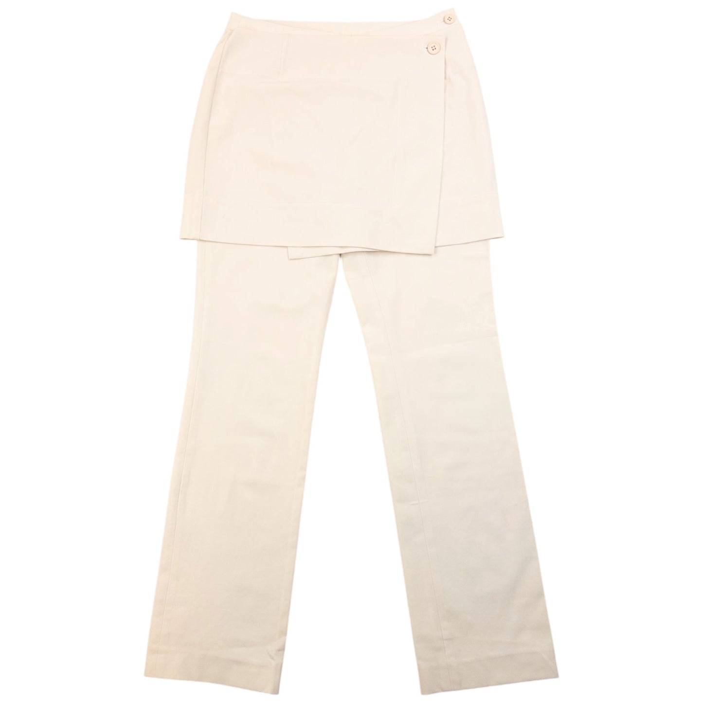 Vintage 90s Issey Miyake Fete Jacket & Skirt Trousers Suit Set Womens Size S | Small, Cream