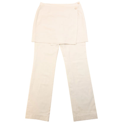 Vintage 90s Issey Miyake Fete Jacket & Skirt Trousers Suit Set Womens Size S | Small, Cream