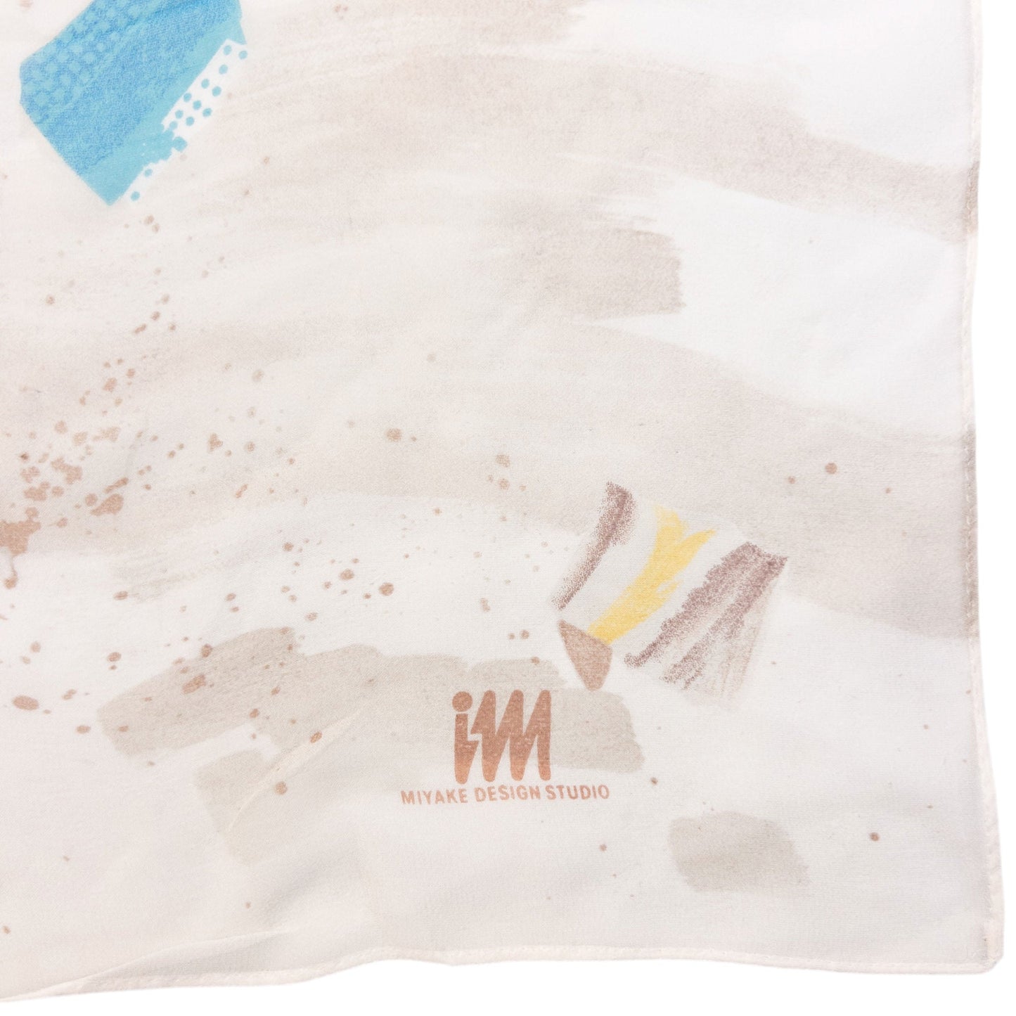 Vintage 90s Issey Miyake Sheer Pattern Silk Scarf | O/S, Mixed