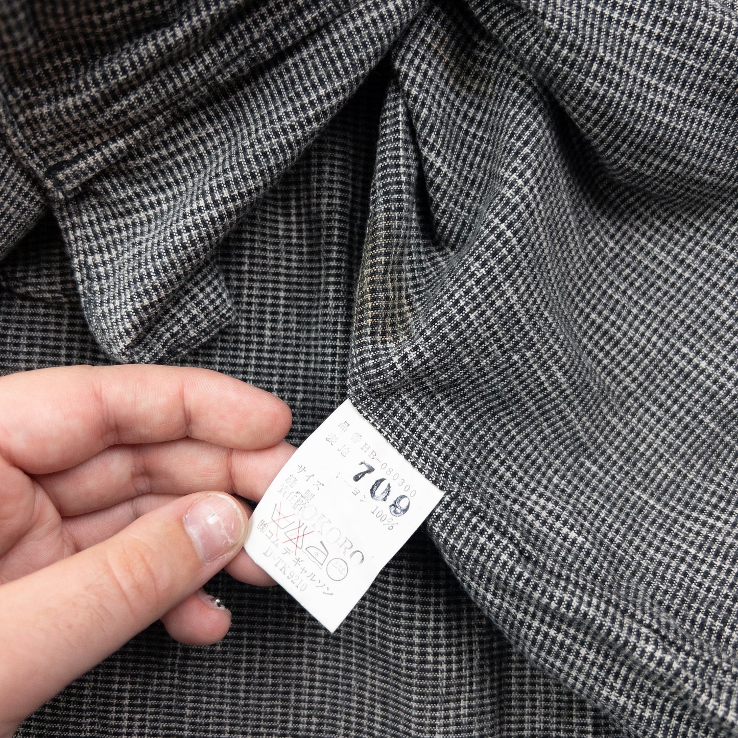 Vintage 90s Comme Des Garçons HOMME Long Sleeve Button Up Shirt Size | Large, Grey