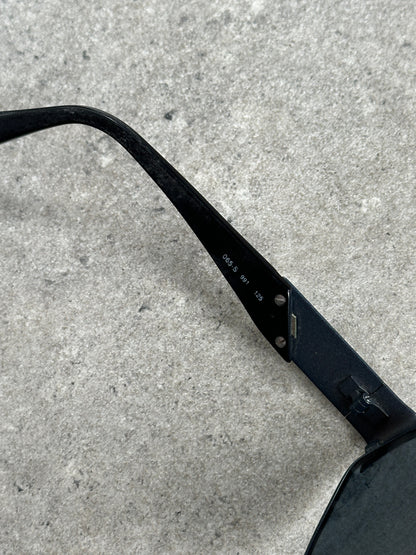 Emporio Armani 1990s Oval Logo Sunglasses