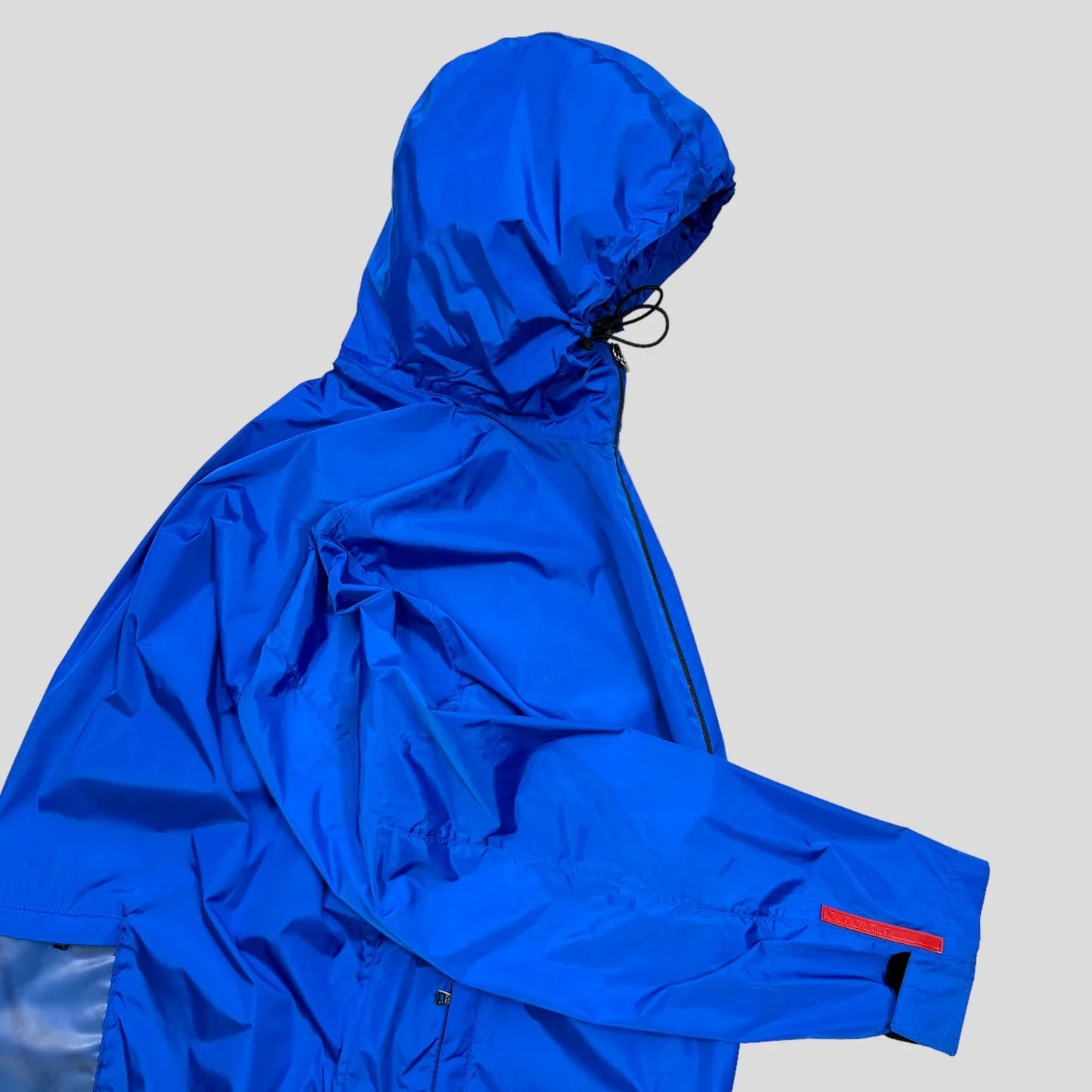 Prada Sport SS99 Latex Pocket Electric Blue Jacket - L