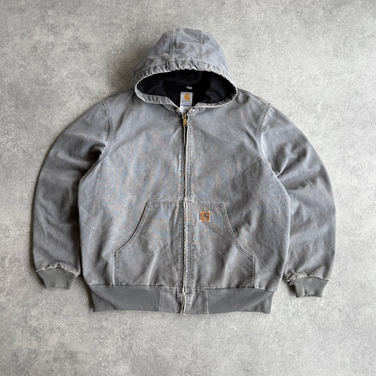 Carhartt 2004 J25 MTL Active heavyweight hooded jacket (XL)