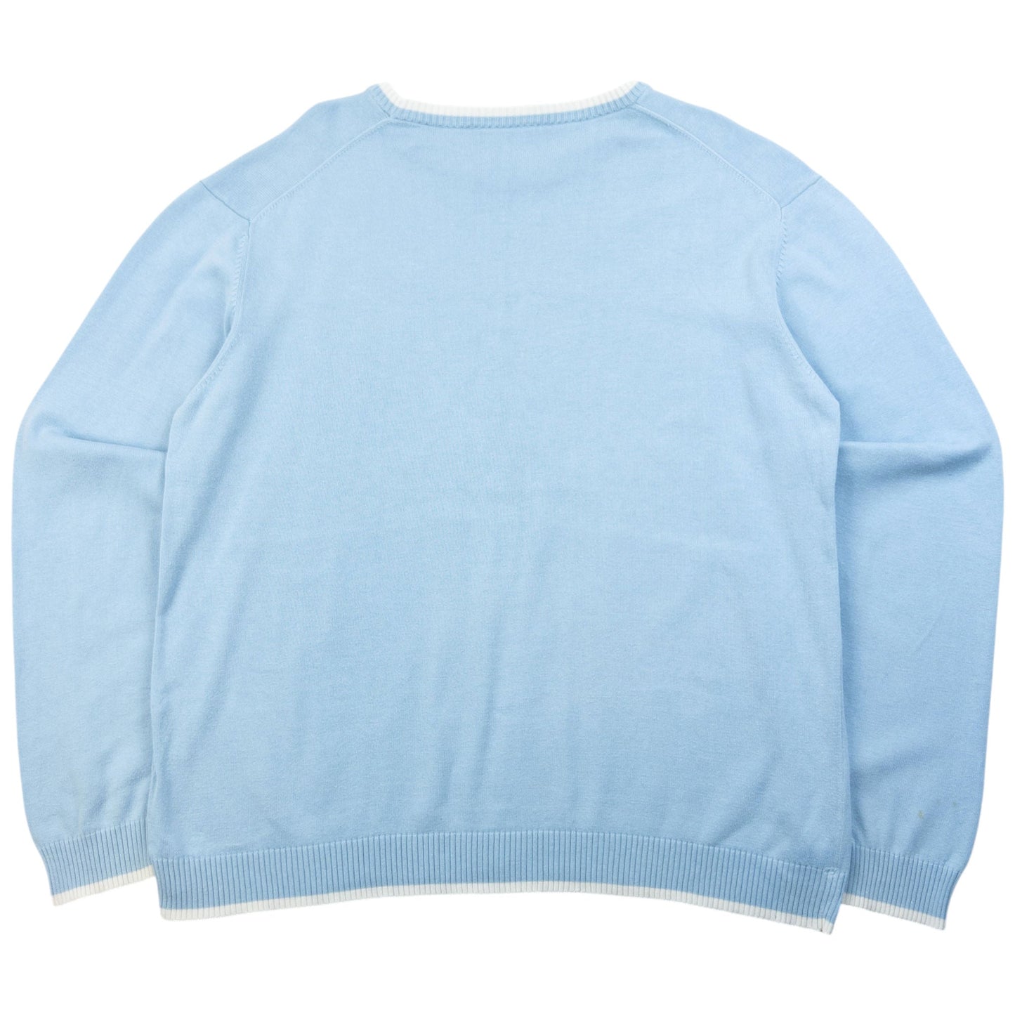 Vintage 2000s YSL Yves Saint Laurent Striped Jumper Size M | Medium, Blue