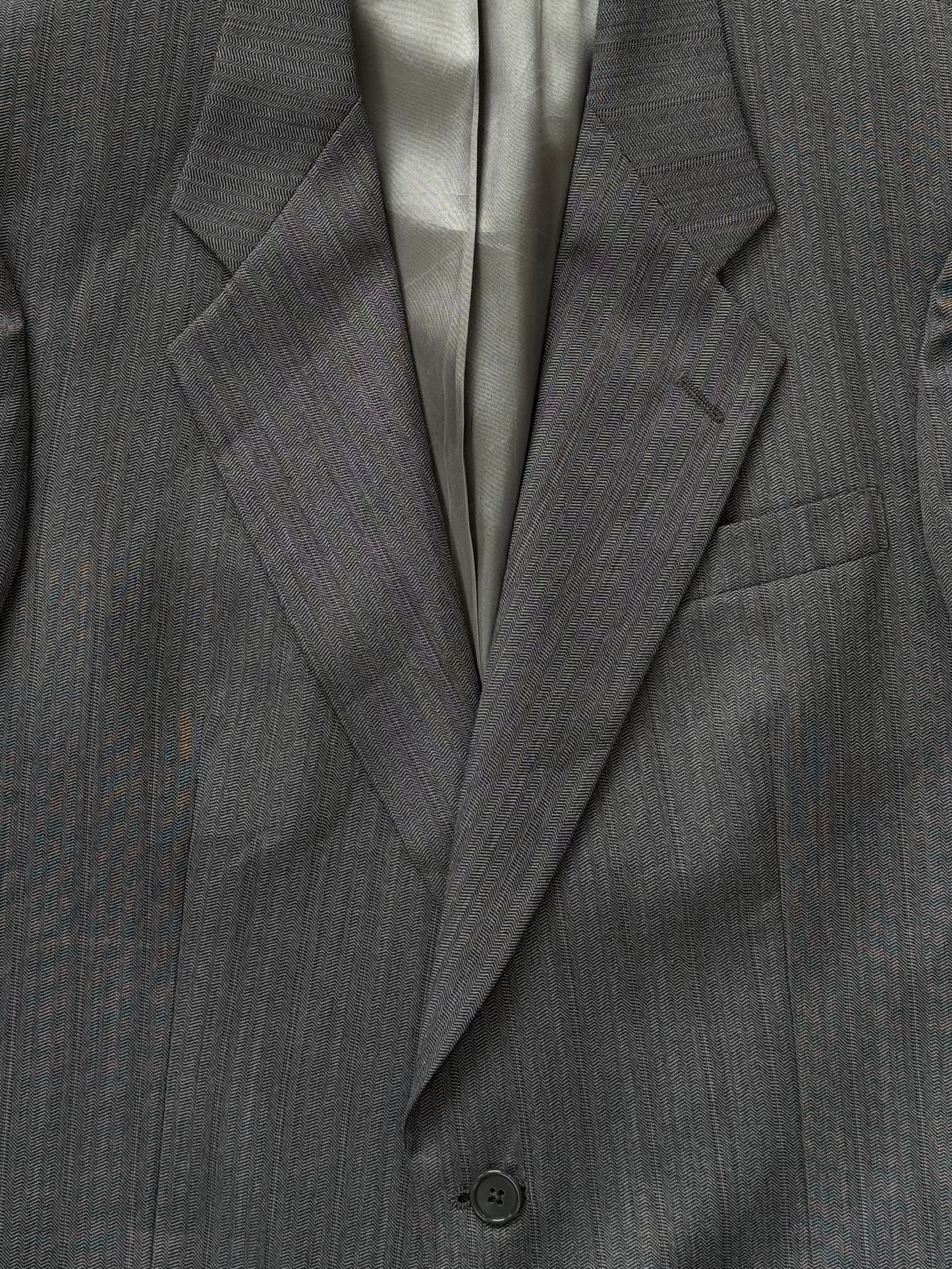 Christian Dior Monsieur 1980s Pure Wool Stripe Blazer - 39R/M