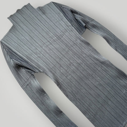 Issey Miyake Pleats Please Funnel Neck Long Sleeve 3