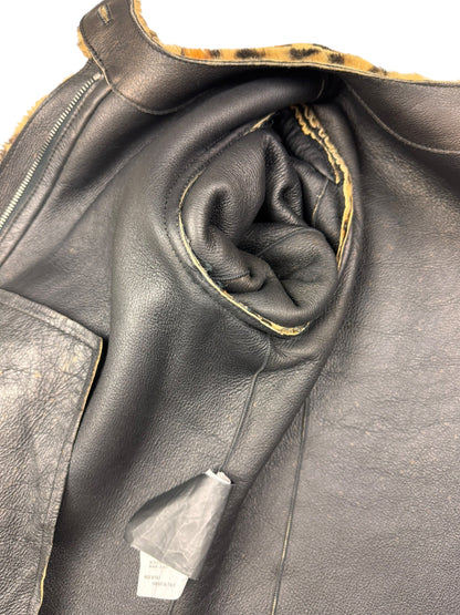 Miu Miu Automne 2010 shearling leopard jacket