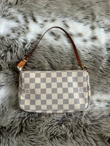 2009 Louis Vuitton Damier Azur Pochette Bag | O/S, Multicoloured