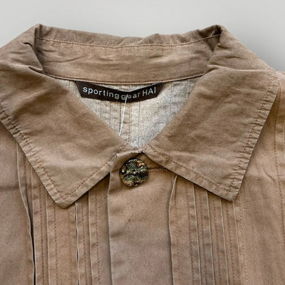 Hai Sporting Gear by Issey Miyake Pleated Overshirt M