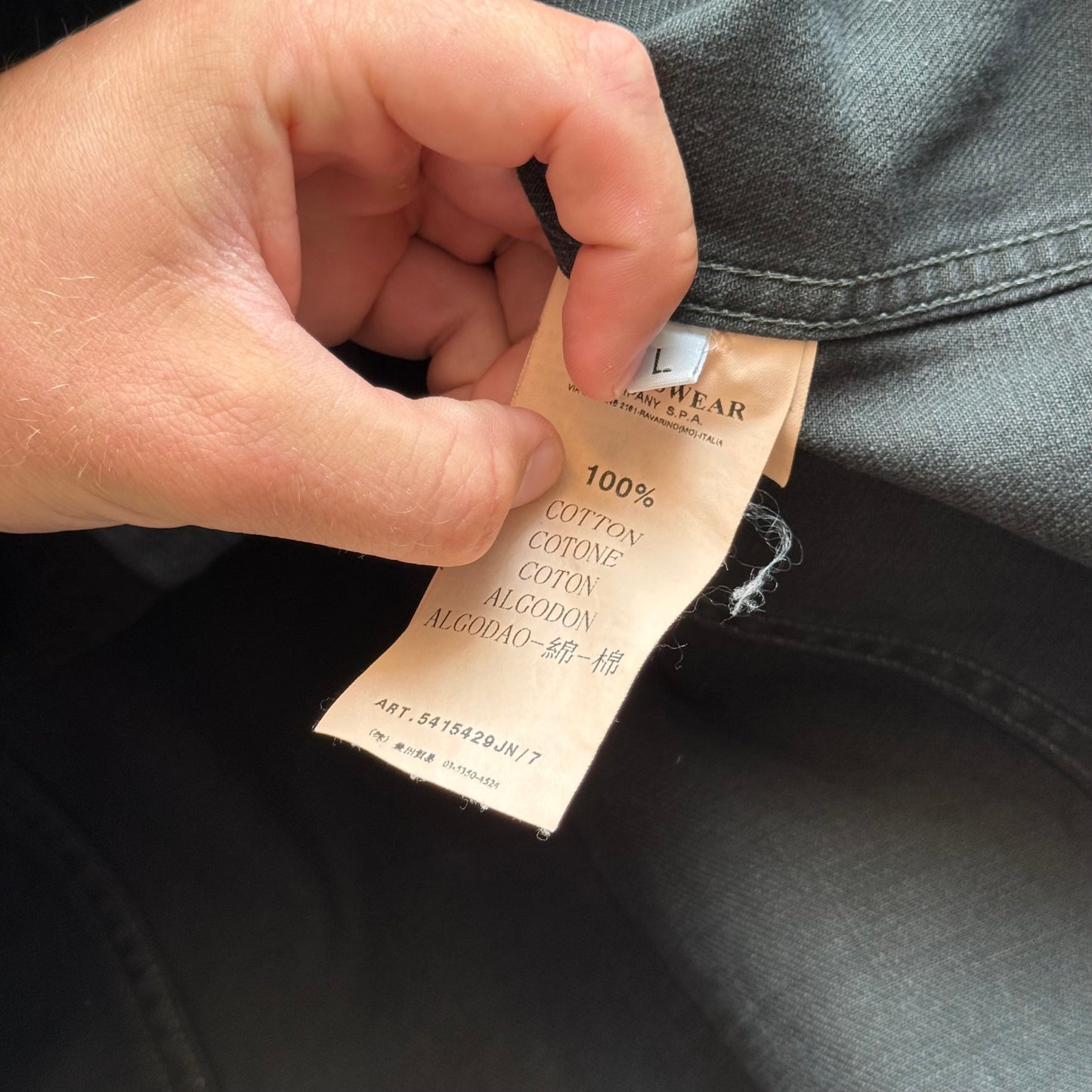 2011 Stone Island Denim Jacket (L) | Large, Grey
