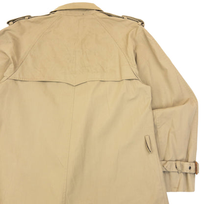 Vintage 80s YSL Yves Saint Laurent Trench Jacket Size L | Large, Beige