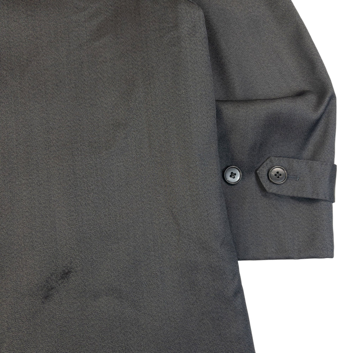 Vintage 80s YSL Yves Saint Laurent Trench Jacket Size L | Large, Grey