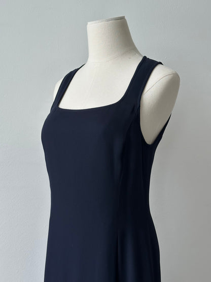 Mani 1990s Square Neck Floor Length Dress - M