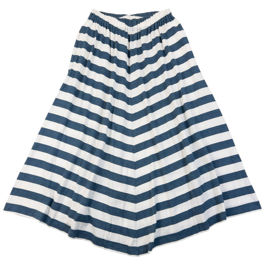 Vintage 90s Hai Sporting Gear By Issey Miyake Striped Skirt Womens One Size | O/S, Blue