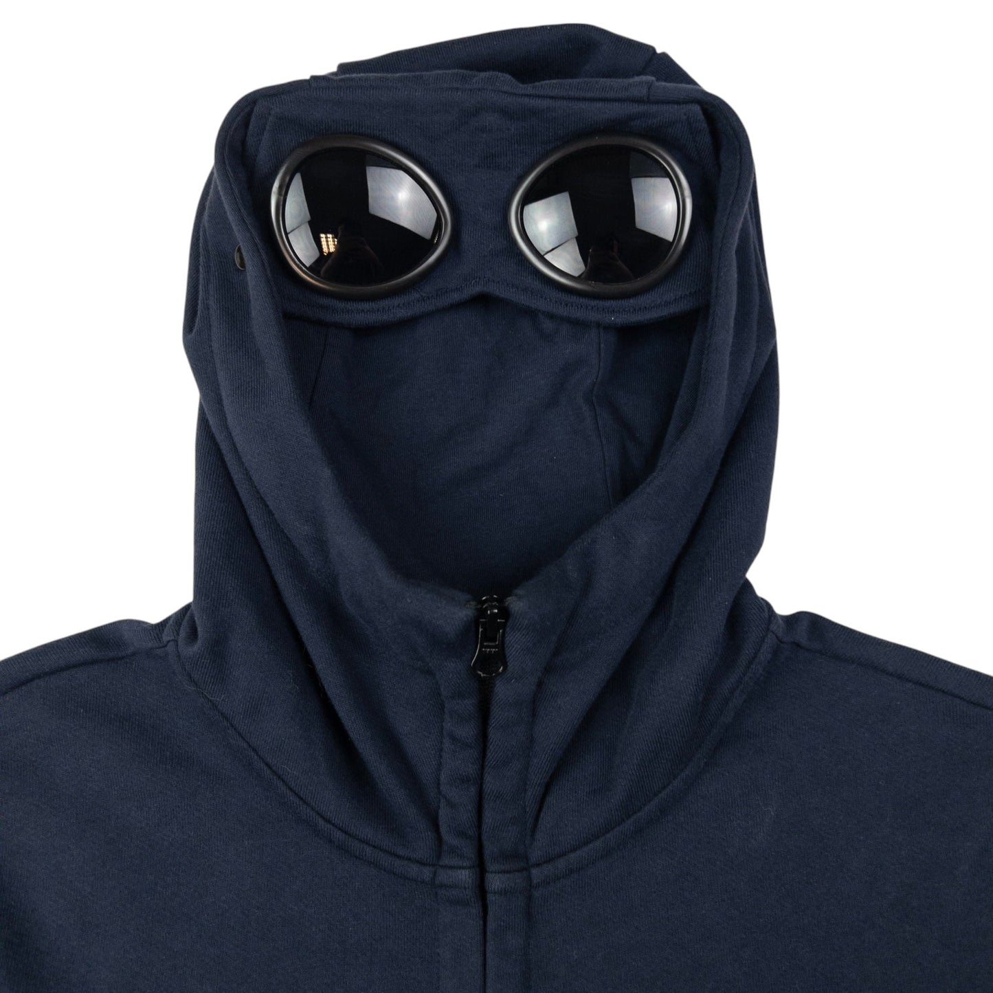 Vintage CP Company Goggle Hood Zip Up Hoodie Size M | Medium, Navy