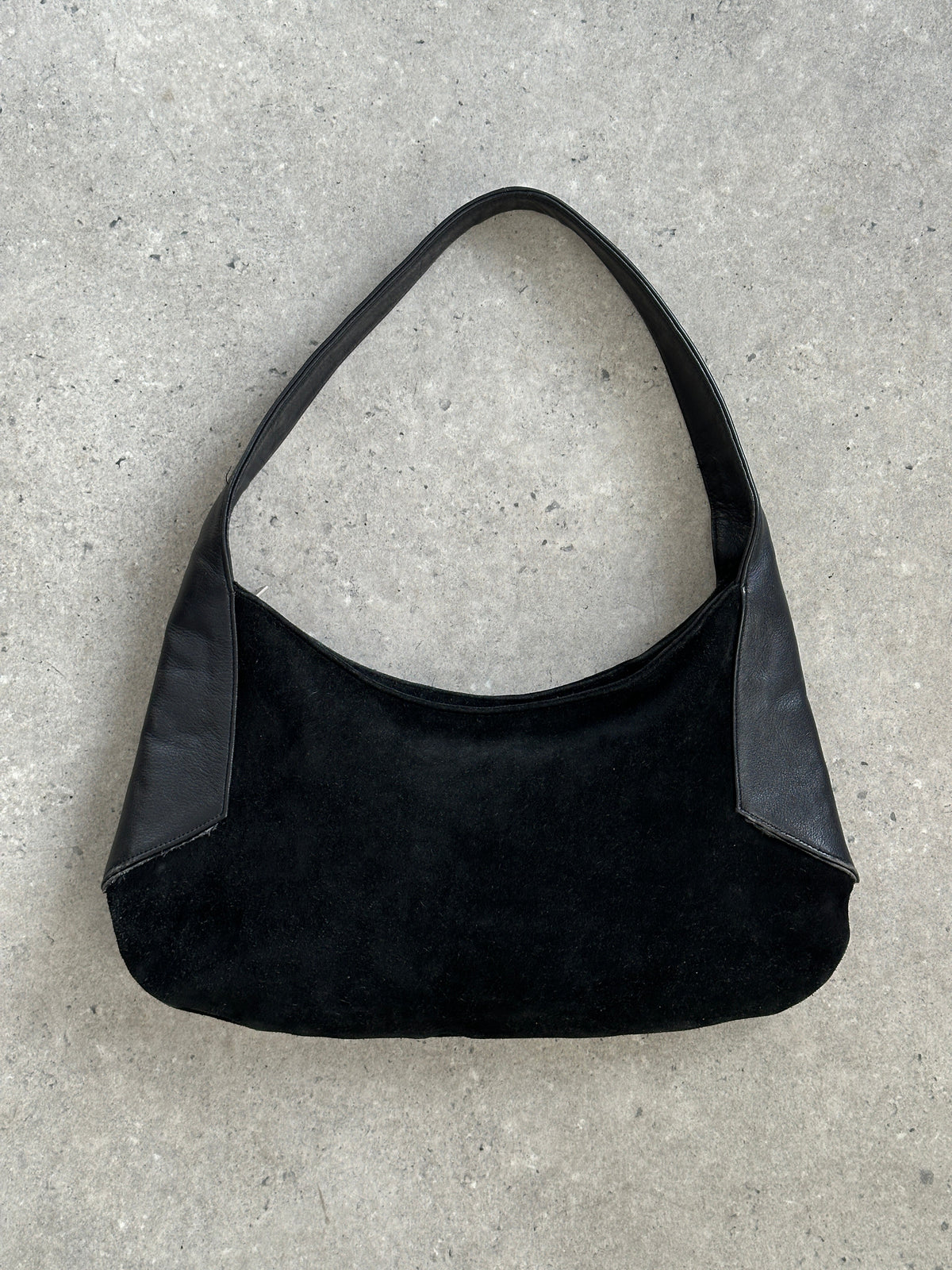 Armani Exchange 2000s Suede Leather Shoulder Bag