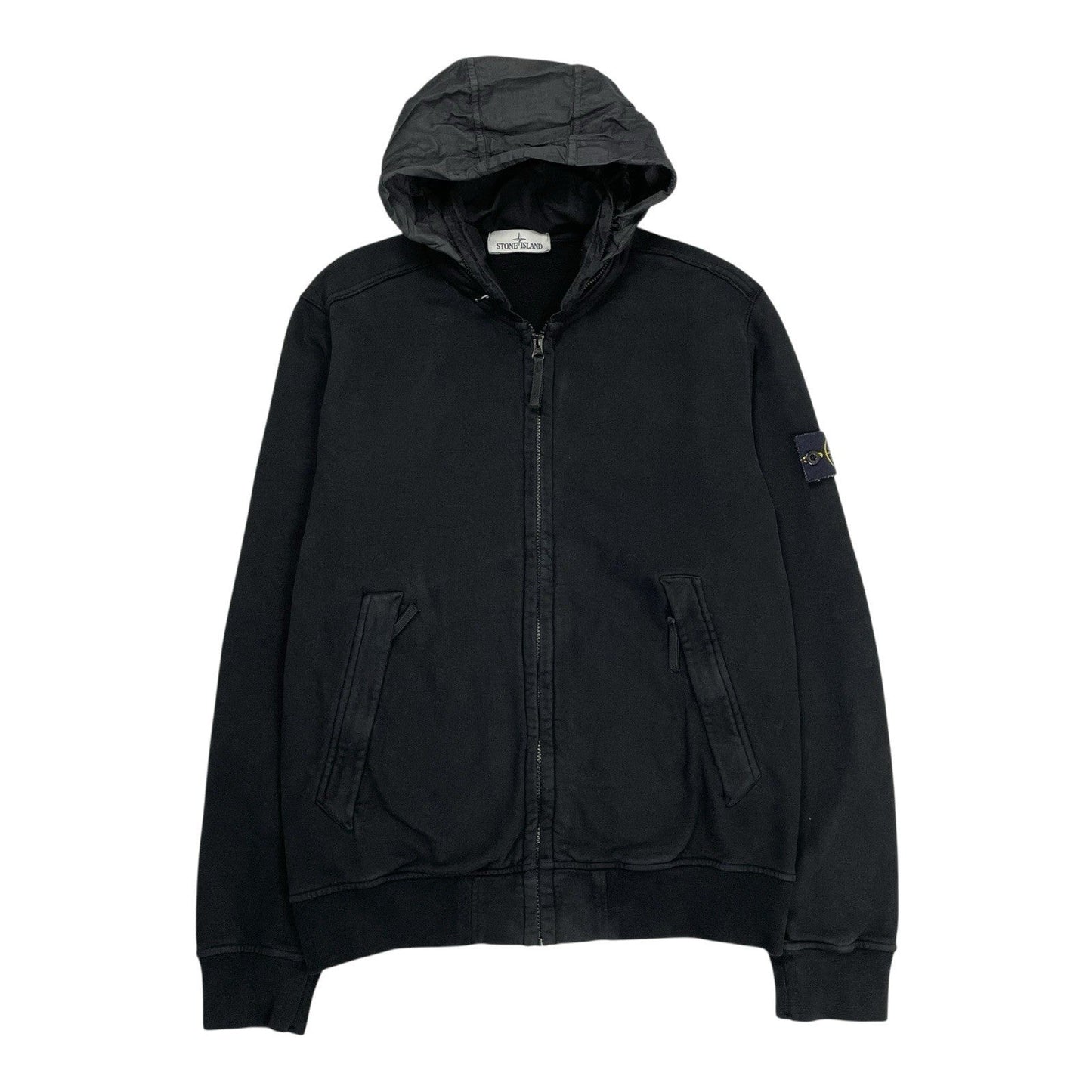 Stone Island Foldaway Hood, Size Large | Stone island, Black