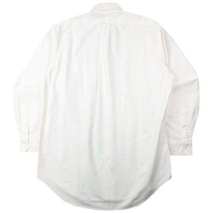 Vintage 90s Ralph Lauren Blaire Crest Long Sleeve Button Up Shirt Size L | Large, Red