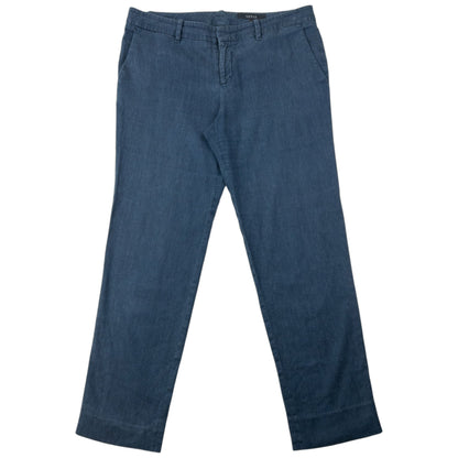 Vintage 2000s Gucci Linen Trousers Size W35 | W35, Navy