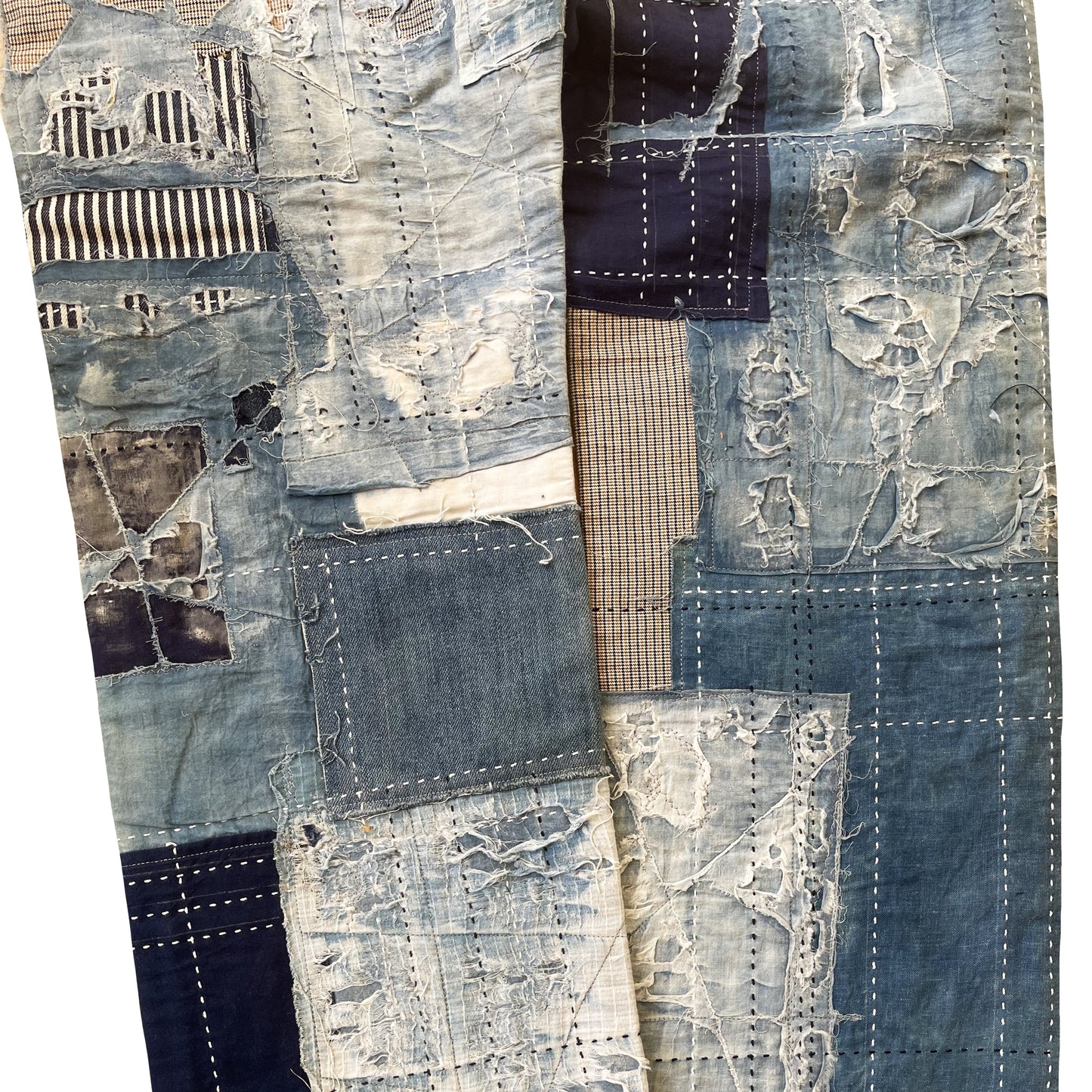 Boro Sashiko Distressed 501 Jeans - W36"