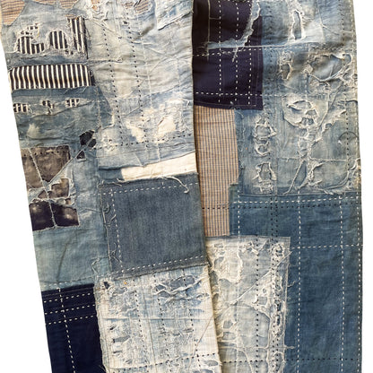 Boro Sashiko Distressed 501 Jeans - W36"