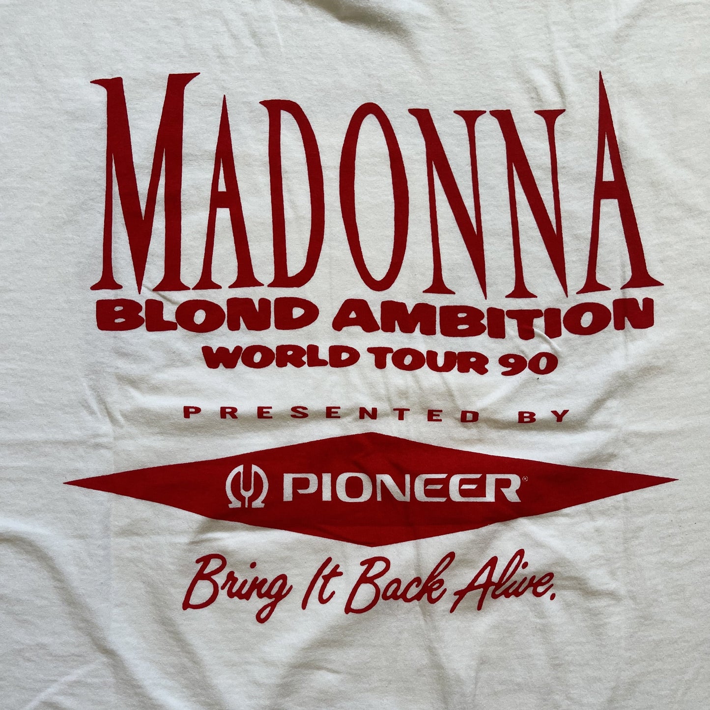 Madonna Blond Ambition T-Shirt - XL