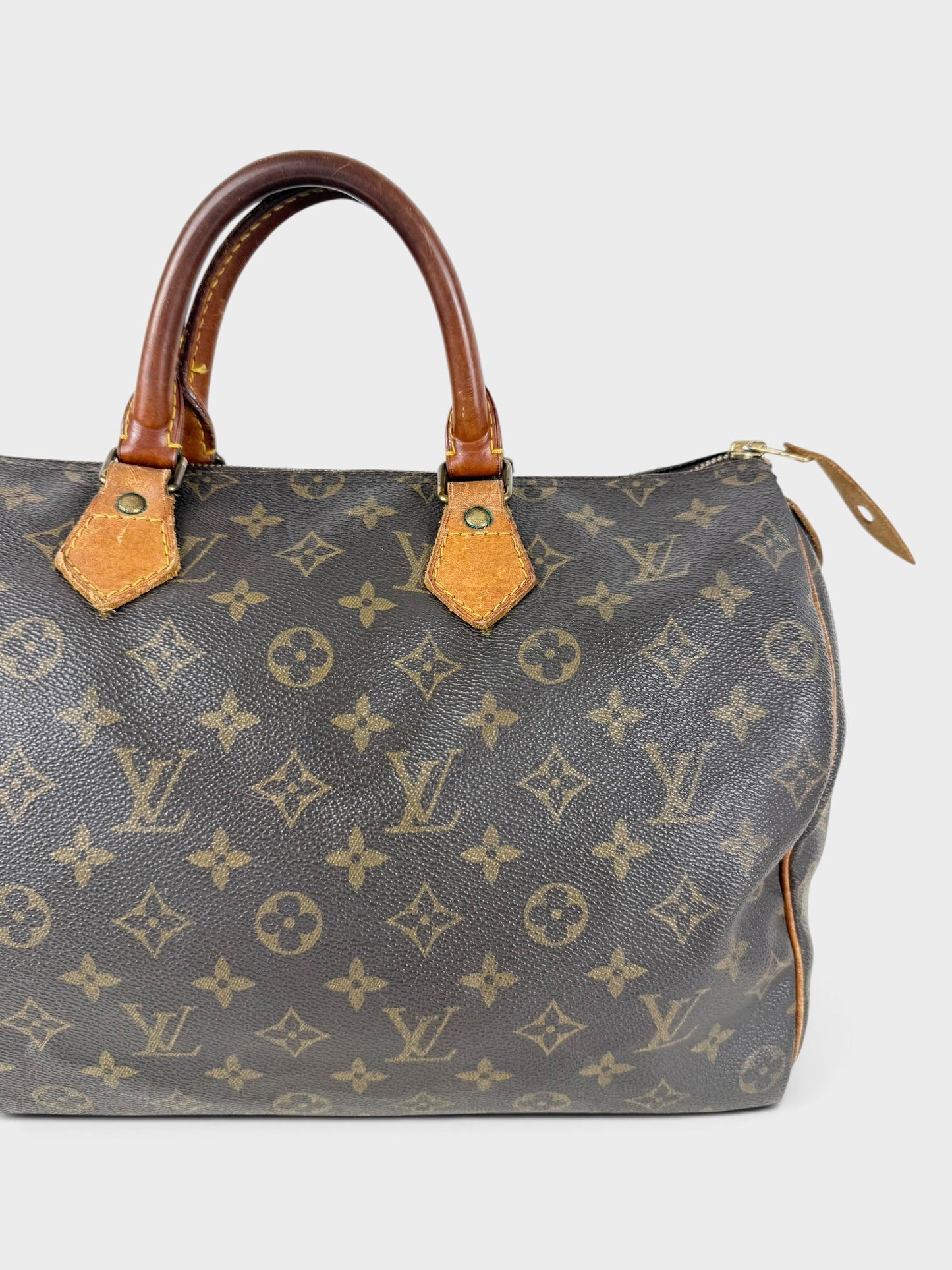 90s Louis Vuitton Speedy 35 Handbag | O/S, Brown