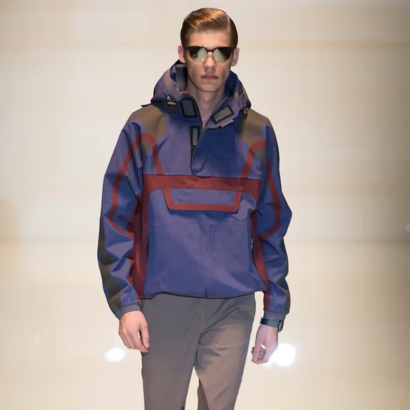 Gucci 2014 Runway Ultra Technical Taped Seam Pullover Jacket - L/XL | Default Title, Red