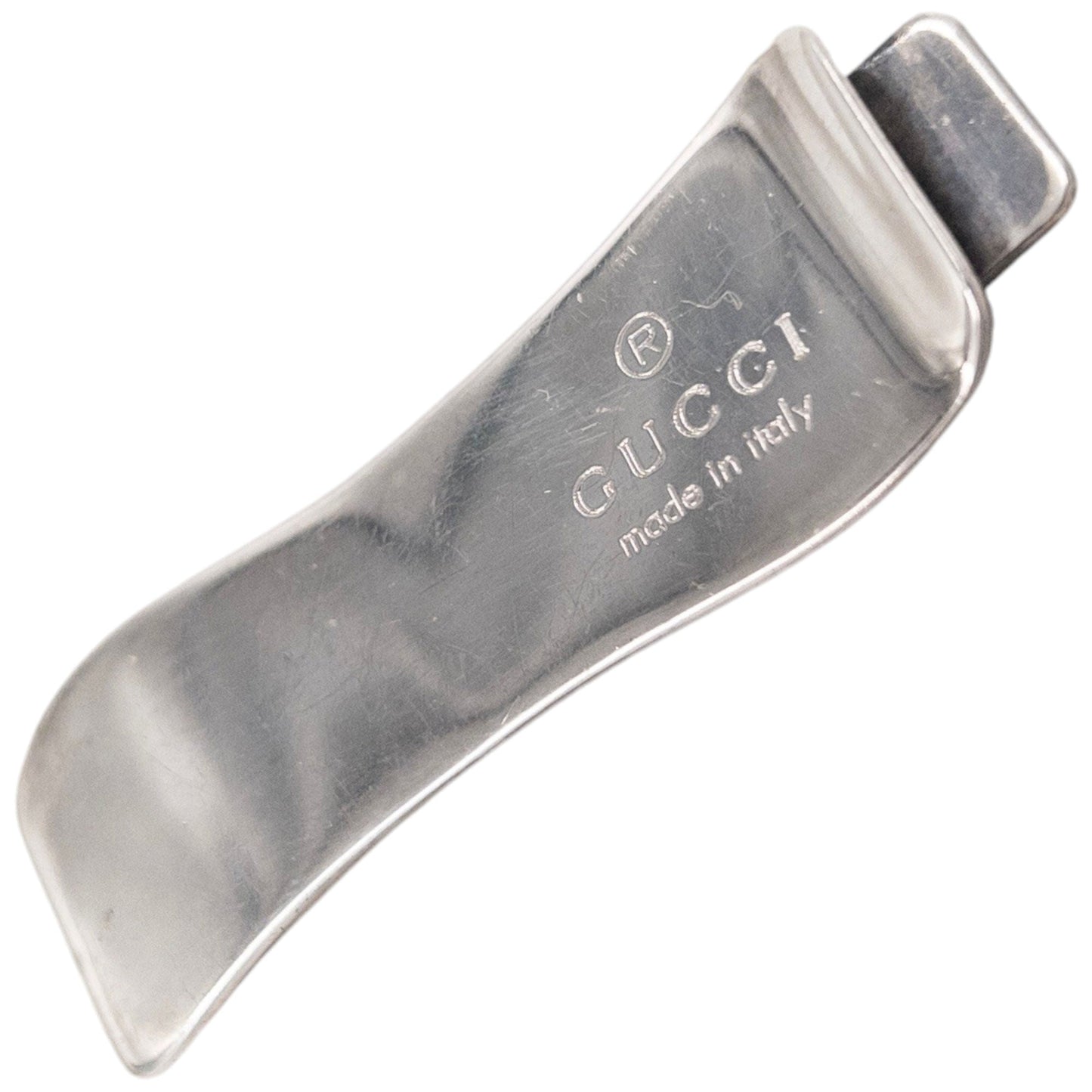 Vintage 2000s Gucci Silver Money Clip | O/S, Grey