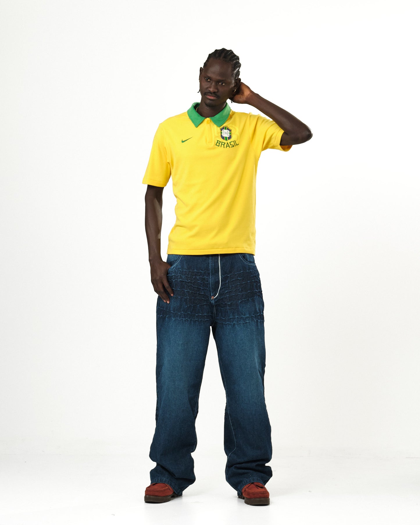 1958 Brasil Nike Re-Issue Polo (M)