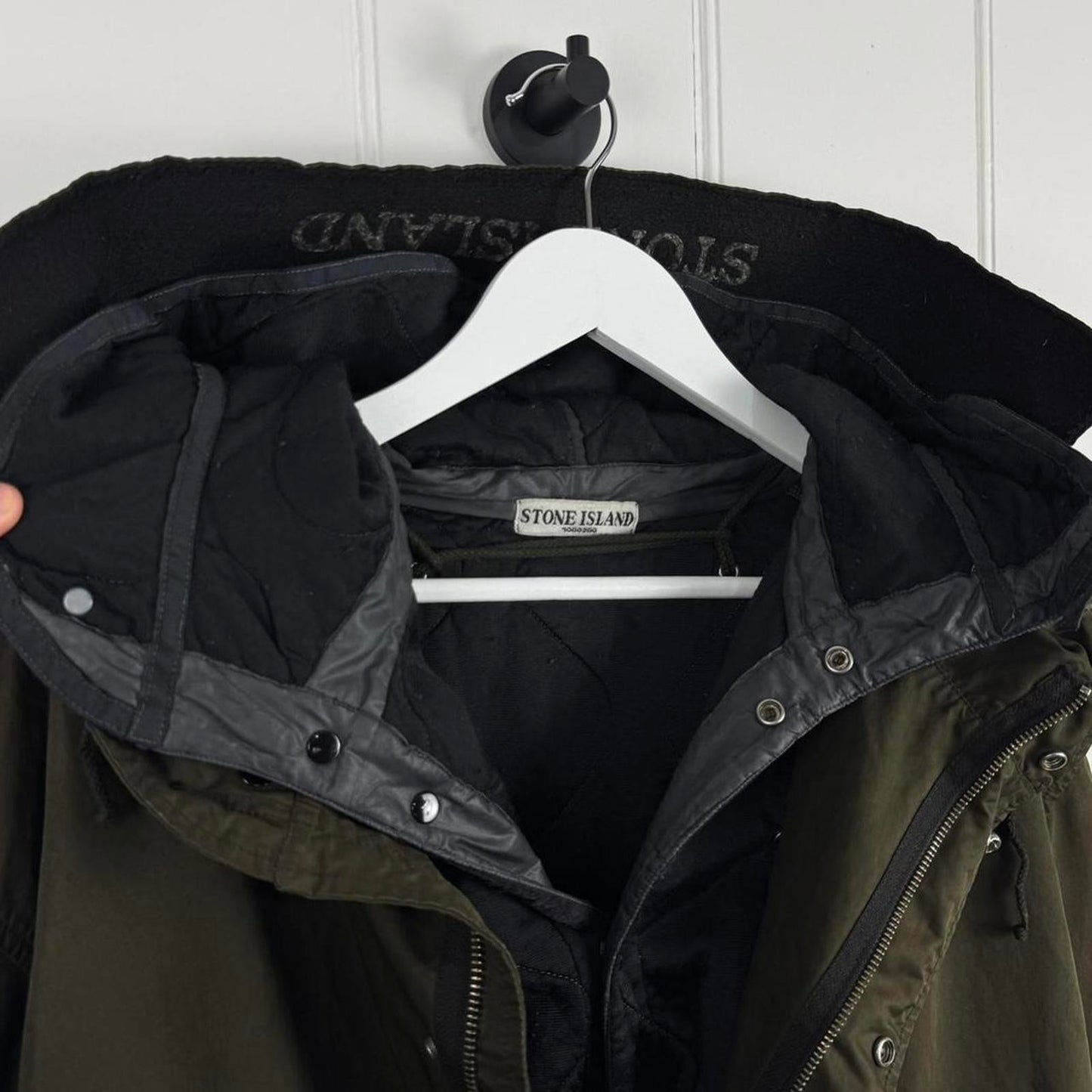 Stone Island Fishtail Parka Olive (XXL) | XXL, Olive
