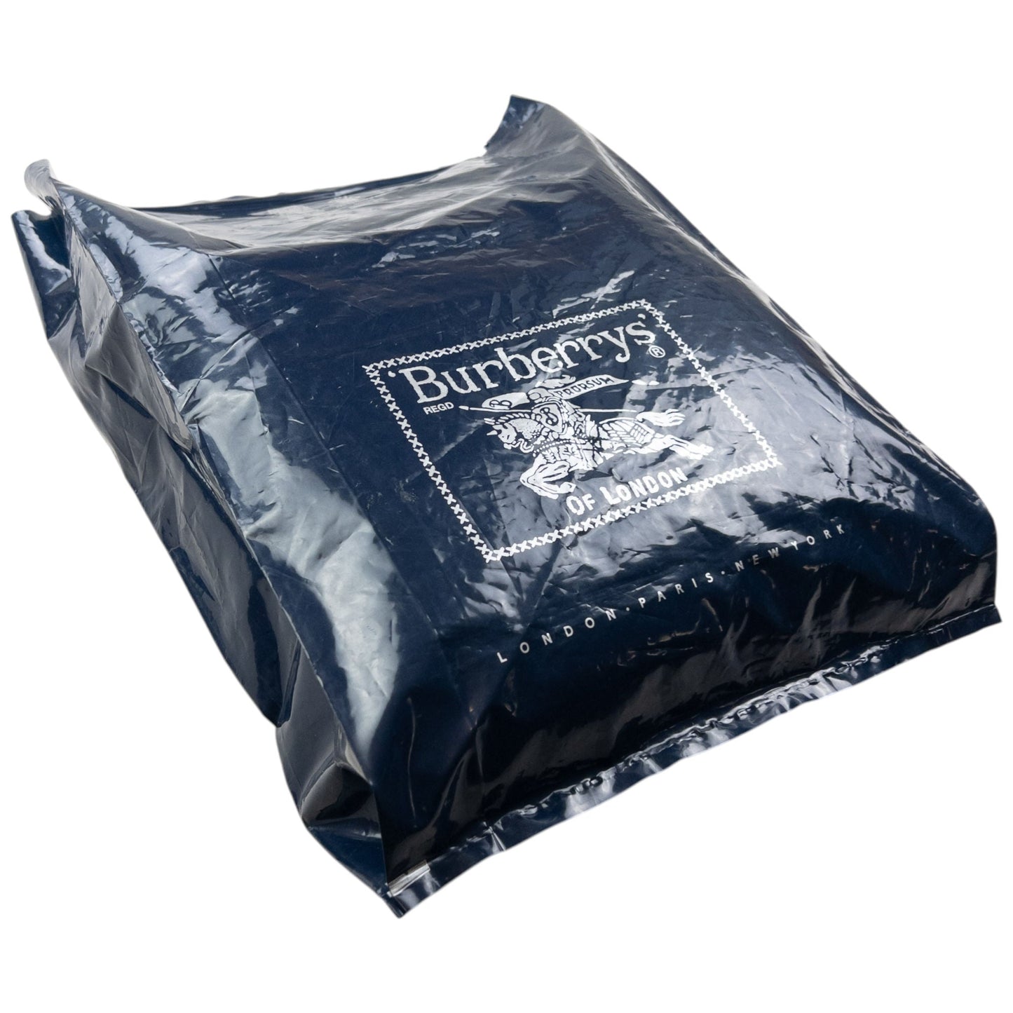 Vintage 90s Burberry Shopping Bag | O/S, Navy