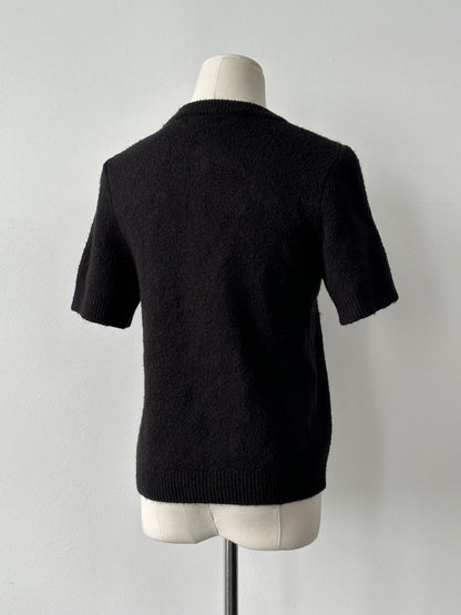 Vintage 2000s Short Sleeve Knit Cardigan - S