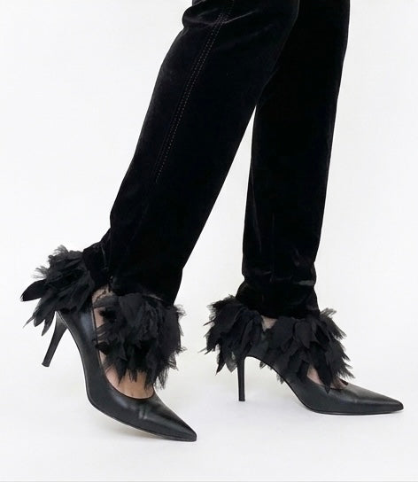 Chanel Velvet Trousers | O/S, Black