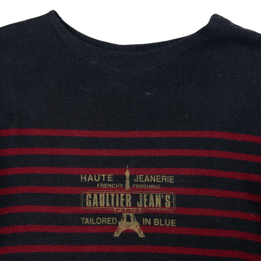 Vintage Gaultier Jean's Striped Jumper Womens Size M