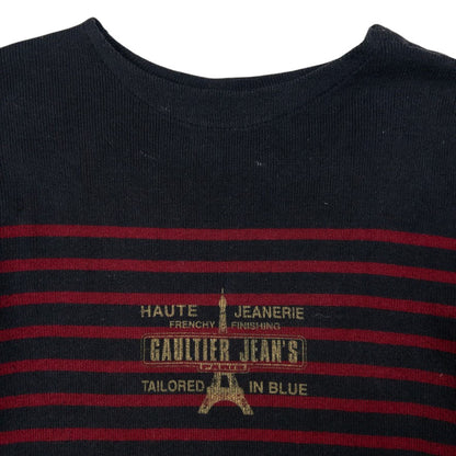 Vintage Gaultier Jean's Striped Jumper Womens Size M