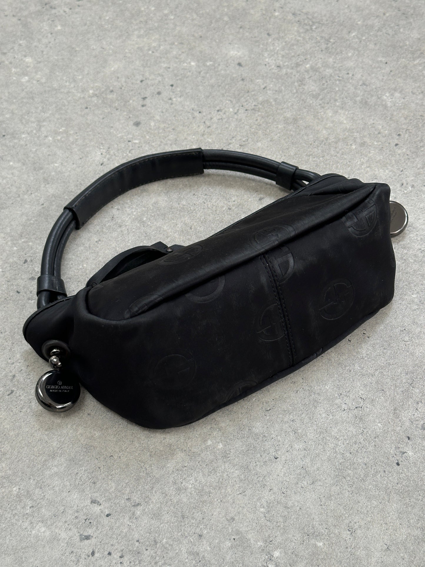 Giorgio Armani 2000s GA Monogram Baguette Bag