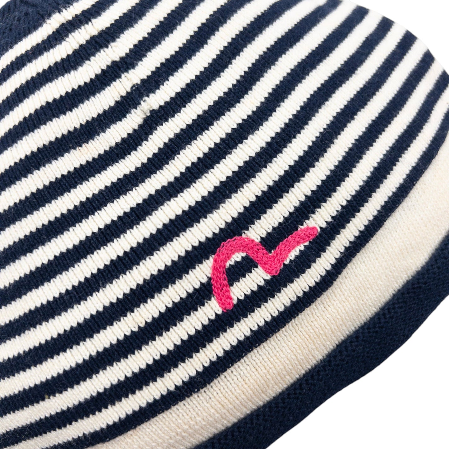 Vintage 2000s Evisu Donna Embroidered Gull Beanie Hat