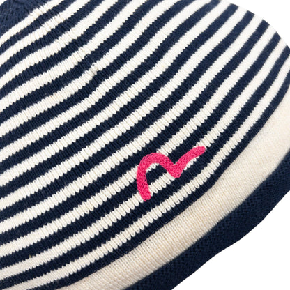 Vintage 2000s Evisu Donna Embroidered Gull Beanie Hat