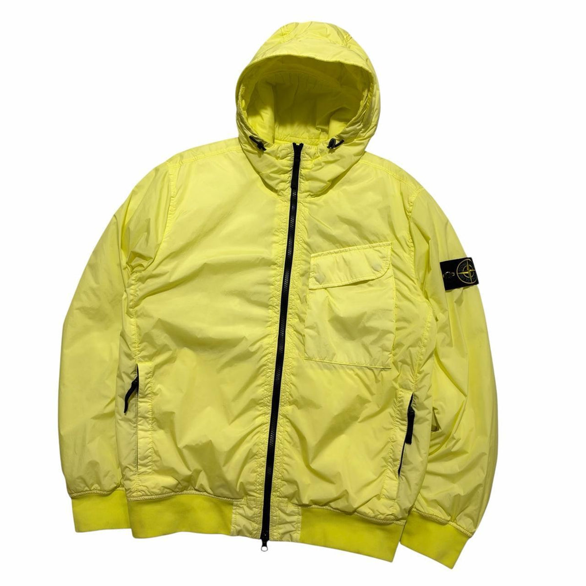 Stone Island Garment Dyed Crinkle Reps Jacket | Small, Yellow