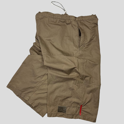 Prada Sport 00’s Technical Cotton Long Shorts - L/XL