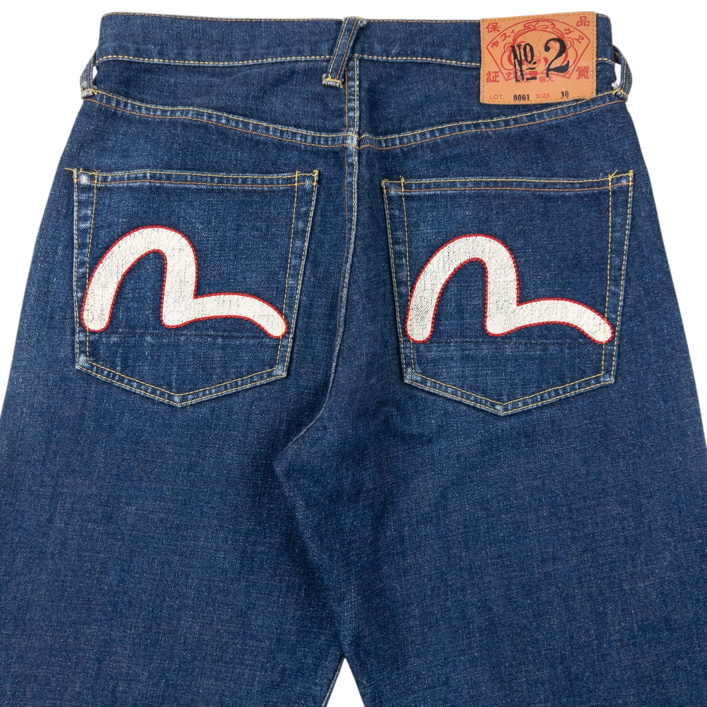 Vintage 2000s Evisu Double Gull Embroidered Japanese Denim Jeans Size W29