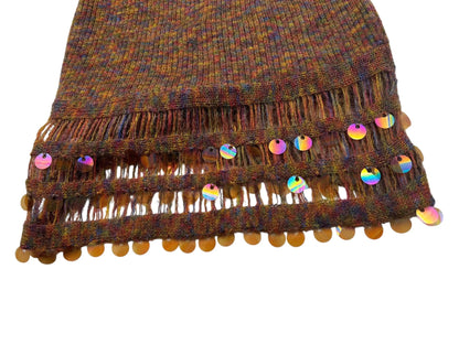 Christian Lacroix Bazar knit sequin skirt