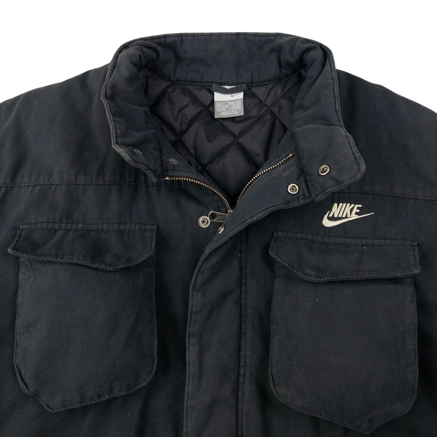 Vintage Nike Zip Up Multi Pocket Cargo Jacket Size L
