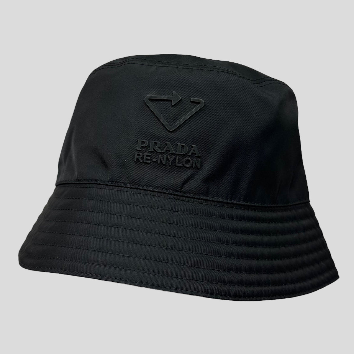 Prada Milano 2020 Re-Nylon Double Logo Bucket Hat - S/M | O/S, Red